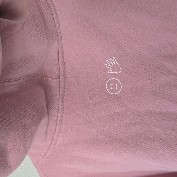 Glossier | Pink Hoodie Size Medium - Picture 9 of 9